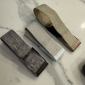 Fabric Strap Band for Men - Gray, Light Gray, Beige